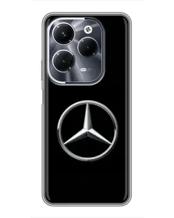 Чехол для Infinix Hot 40 Play с картинкой «Mercedes классический лого»