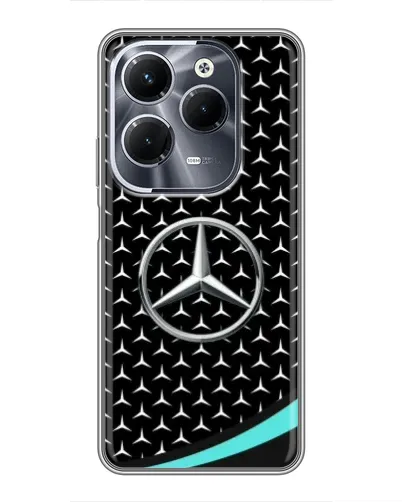 Чехол для Infinix Hot 40 Play с картинкой «Mercedes — бирюзовый акцент» Чехол для Infinix Hot 40 Play с картинкой «Mercedes — бирюзовый акцент»