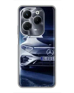 Чехол для Infinix Hot 40 Play с картинкой «Mercedes EQ — будущее»