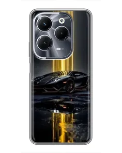 Чохол для Infinix Hot 40 Play з картинкою «Нічний Lamborghini драйв» Чохол для Infinix Hot 40 Play з картинкою «Нічний Lamborghini драйв»