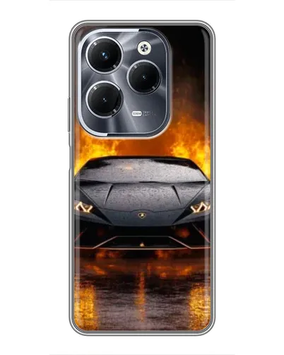 Чохол для Infinix Hot 40 Play з картинкою «Lamborghini у вогні» Чохол для Infinix Hot 40 Play з картинкою «Lamborghini у вогні»