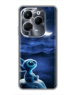 Чехол для Infinix Hot 40 Play с картинкой «Лунная ночь Стича»