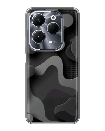 Чехол для Infinix Hot 40 Play с картинкой «Темный абстрактный камуфляж»