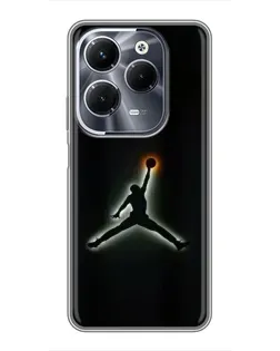 Чохол для Infinix Hot 40 Pro з картинкою «Jordan Gradient Logo» Чохол для Infinix Hot 40 Pro з картинкою «Jordan Gradient Logo»