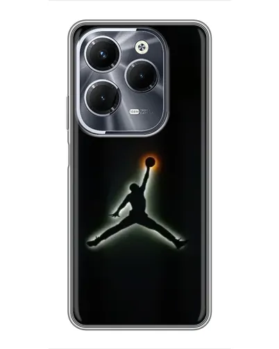 Чохол для Infinix Hot 40 Pro з картинкою «Jordan Gradient Logo»
