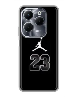 Чохол для Infinix Hot 40 Pro з картинкою «Jordan Flight 23» Чохол для Infinix Hot 40 Pro з картинкою «Jordan Flight 23»
