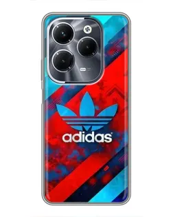 Чехол для Infinix Hot 40 Pro с картинкой «Абстракция Adidas»