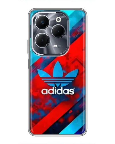 Чехол для Infinix Hot 40 Pro с картинкой «Абстракция Adidas» Чехол для Infinix Hot 40 Pro с картинкой «Абстракция Adidas»