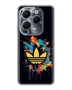 Чехол для Infinix Hot 40 Pro с картинкой «Adidas Splash»