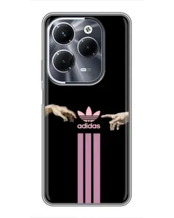 Чехол для Infinix Hot 40 Pro с картинкой «Adidas Hands»