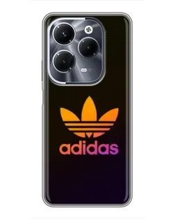 Чехол для Infinix Hot 40 Pro с картинкой «Градиент Adidas»
