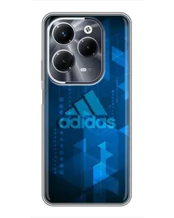 Чехол для Infinix Hot 40 Pro с картинкой «Adidas Sport Art»