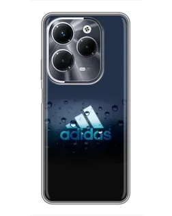 Чехол для Infinix Hot 40 Pro с картинкой «Adidas Water Drops»