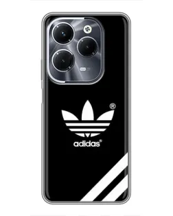 Чехол для Infinix Hot 40 Pro с картинкой «Adidas с диагональными полосами»