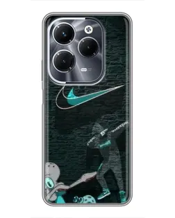 Чохол для Infinix Hot 40 Pro з картинкою «Спортивний арт Nike» Чохол для Infinix Hot 40 Pro з картинкою «Спортивний арт Nike»