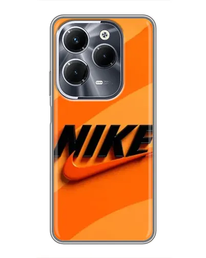 Чохол для Infinix Hot 40 Pro з картинкою «Помаранчевий драйв Nike»