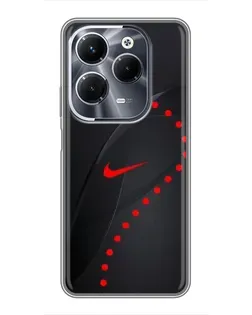 Чохол для Infinix Hot 40 Pro з картинкою «Абстрактний дизайн Nike» Чохол для Infinix Hot 40 Pro з картинкою «Абстрактний дизайн Nike»