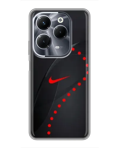 Чохол для Infinix Hot 40 Pro з картинкою «Абстрактний дизайн Nike»