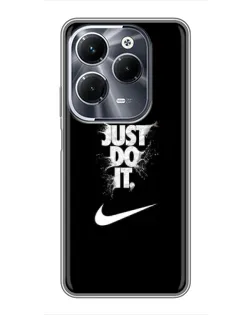 Чохол для Infinix Hot 40 Pro з картинкою «Текстовий принт Nike» Чохол для Infinix Hot 40 Pro з картинкою «Текстовий принт Nike»