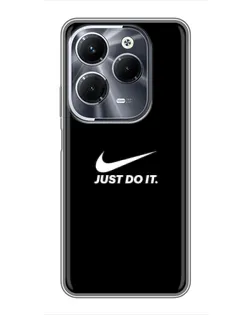 Чохол для Infinix Hot 40 Pro з картинкою «Мінімалізм від Nike» Чохол для Infinix Hot 40 Pro з картинкою «Мінімалізм від Nike»