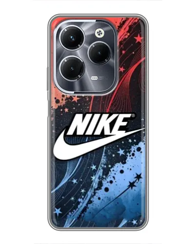 Чохол для Infinix Hot 40 Pro з картинкою «Градієнтний принт Найк»