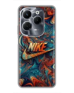 Чохол для Infinix Hot 40 Pro з картинкою «Nike в абстракції» Чохол для Infinix Hot 40 Pro з картинкою «Nike в абстракції»