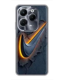 Чохол для Infinix Hot 40 Pro з картинкою «Об'ємний логотип Найк» Чохол для Infinix Hot 40 Pro з картинкою «Об'ємний логотип Найк»