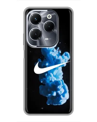 Чохол для Infinix Hot 40 Pro з картинкою «Nike та синій дим»