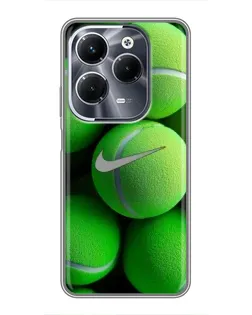 Чохол для Infinix Hot 40 Pro з картинкою «Тенісні м'ячі Найк» Чохол для Infinix Hot 40 Pro з картинкою «Тенісні м'ячі Найк»