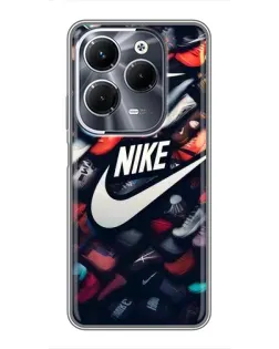 Чохол для Infinix Hot 40 Pro з картинкою «Колекція кросівок Nike» Чохол для Infinix Hot 40 Pro з картинкою «Колекція кросівок Nike»
