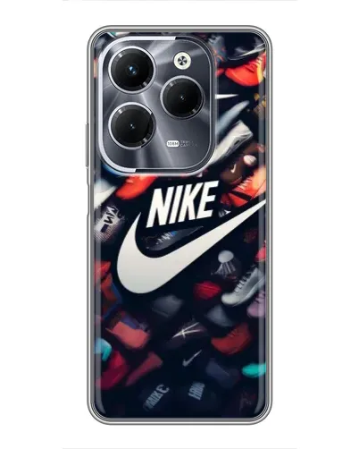 Чохол для Infinix Hot 40 Pro з картинкою «Колекція кросівок Nike»