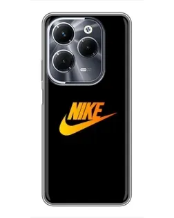Чохол для Infinix Hot 40 Pro з картинкою «Золотий логотип Nike» Чохол для Infinix Hot 40 Pro з картинкою «Золотий логотип Nike»