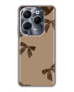 Чехол для Infinix Hot 40 Pro с картинкой «LV — кофейный атлас» Чехол для Infinix Hot 40 Pro с картинкой «LV — кофейный атлас»