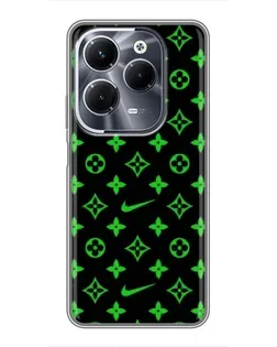 Чехол для Infinix Hot 40 Pro с картинкой «Неоновый принт LV» Чехол для Infinix Hot 40 Pro с картинкой «Неоновый принт LV»
