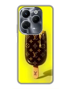 Чехол для Infinix Hot 40 Pro с картинкой «Мороженое от LV» Чехол для Infinix Hot 40 Pro с картинкой «Мороженое от LV»