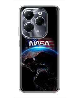 Чохол для Infinix Hot 40 Pro з картинкою «Земля з космосу NASA» Чохол для Infinix Hot 40 Pro з картинкою «Земля з космосу NASA»
