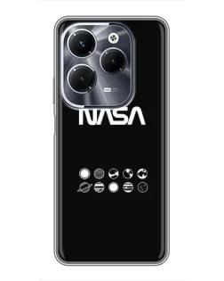Чохол для Infinix Hot 40 Pro з картинкою «NASA — технічний принт» Чохол для Infinix Hot 40 Pro з картинкою «NASA — технічний принт»