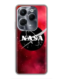 Чохол для Infinix Hot 40 Pro з картинкою «NASA — червона туманність» Чохол для Infinix Hot 40 Pro з картинкою «NASA — червона туманність»