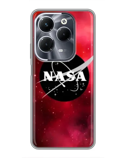 Чохол для Infinix Hot 40 Pro з картинкою «NASA — червона туманність»