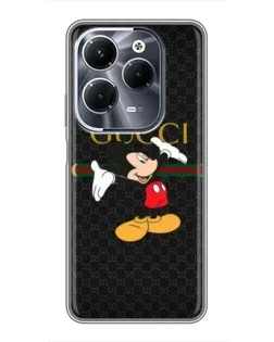 Чохол для Infinix Hot 40 Pro з картинкою «Міккі Маус Gucci»