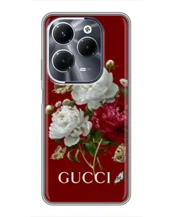 Чохол для Infinix Hot 40 Pro з картинкою «Gucci — сад»