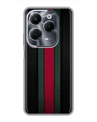 Чохол для Infinix Hot 40 Pro з картинкою «Gucci — неонова лінія»