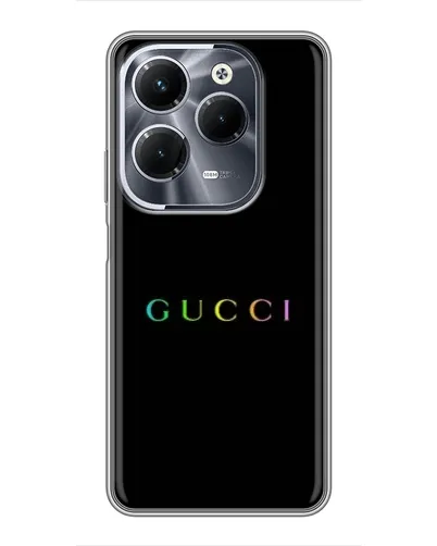 Чехол для Infinix Hot 40 Pro с картинкой «Gucci — неоновый минимализм» Чехол для Infinix Hot 40 Pro с картинкой «Gucci — неоновый минимализм»