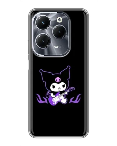 Чехол для Infinix Hot 40 Pro с картинкой «Электрическая Kuromi»