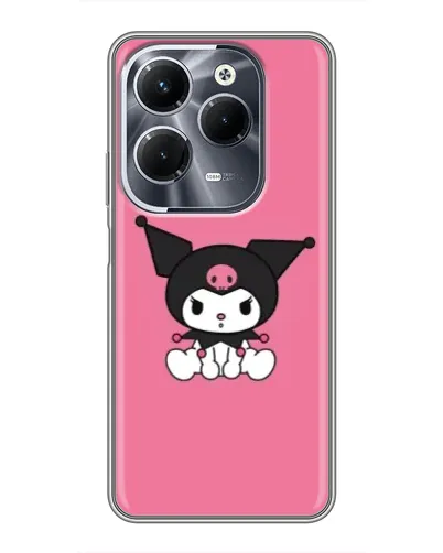 Чехол для Infinix Hot 40 Pro с картинкой «Хмурая Kuromi»