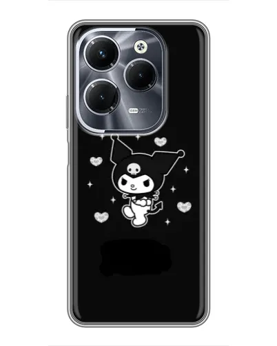 Чехол для Infinix Hot 40 Pro с картинкой «Черная Куроми»