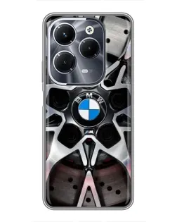 Чехол для Infinix Hot 40 Pro с картинкой «BMW — деталь диска»