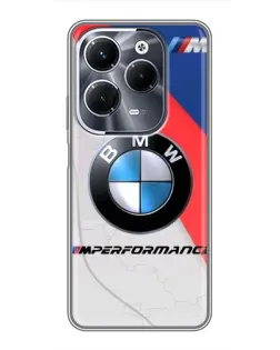 Чехол для Infinix Hot 40 Pro с картинкой «BMW Performance стиль»