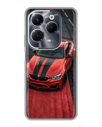 Чехол для Infinix Hot 40 Pro с картинкой «BMW на красной дорожке» Чехол для Infinix Hot 40 Pro с картинкой «BMW на красной дорожке»