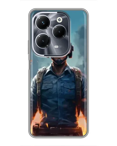 Чехол для Infinix Hot 40 Pro с картинкой «PUBG — реалистичный герой» Чехол для Infinix Hot 40 Pro с картинкой «PUBG — реалистичный герой»